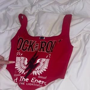 Red corset from adika